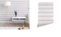 Deny Designs Holli Zollinger French Linen Stripe Navy 2'x10' Wallpaper